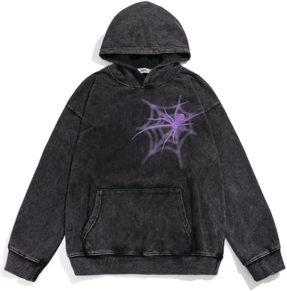 Retro Y2K Hoodie Gothic Casual Alphabet Blast Print Pattern Skull Fashion Hoodie Men Harajuku Men Clothing