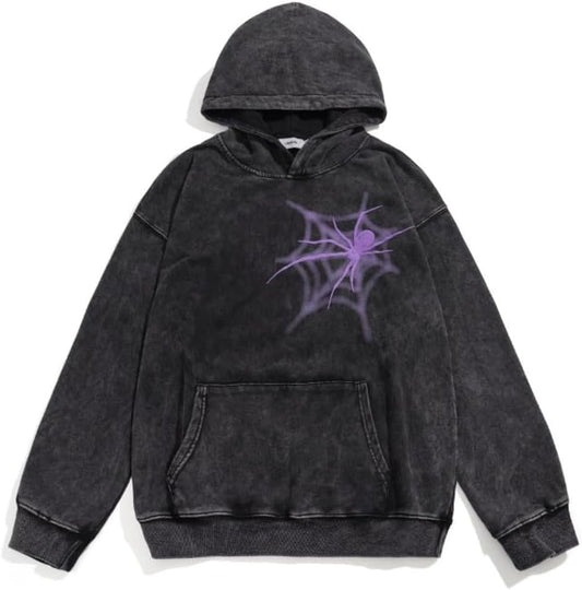 Retro Y2K Hoodie Gothic Casual Alphabet Blast Print Pattern Skull Fashion Hoodie Men Harajuku Men Clothing