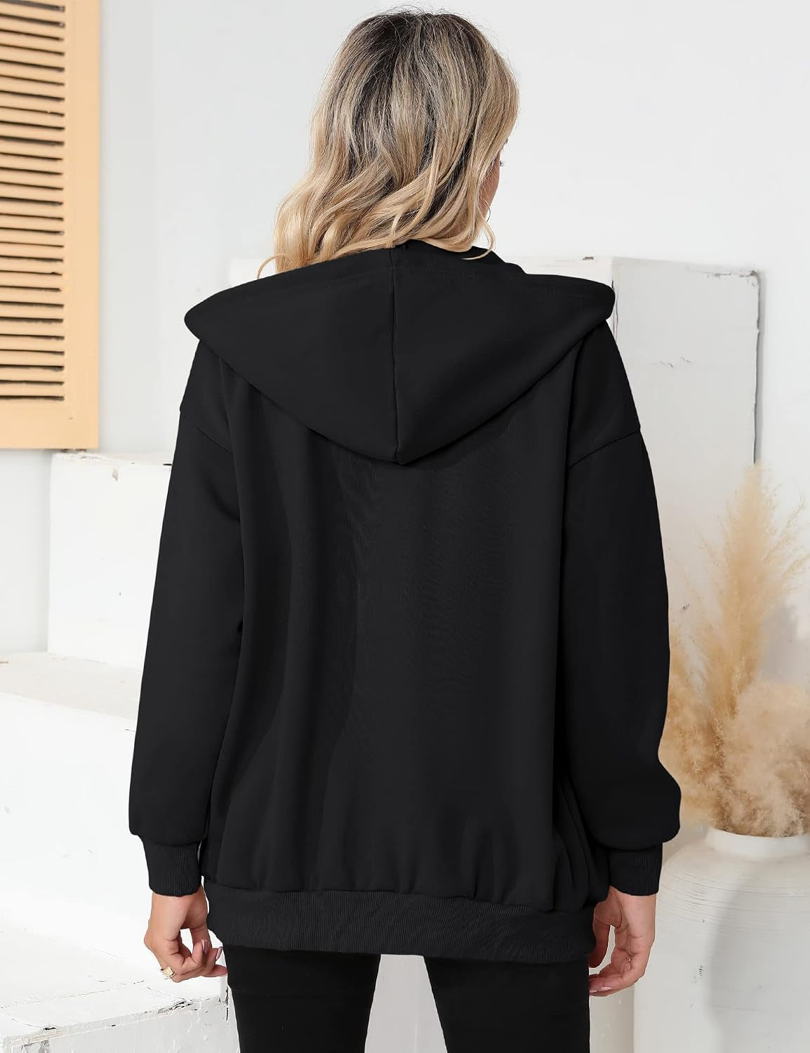 Zip up Hoodies for Women Oversized Y2K Velvet Sweatshirt Long Sleeve 2024 Fashion Hoodie Jacket with Pocket