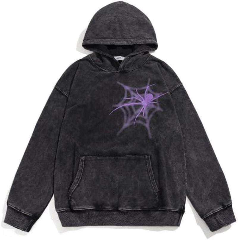 Retro Y2K Hoodie Gothic Casual Alphabet Blast Print Pattern Skull Fashion Hoodie Men Harajuku Men Clothing